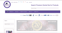 Desktop Screenshot of precisiondental.ca