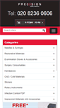 Mobile Screenshot of precisiondental.co.uk
